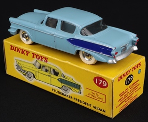Dinky toys 179 studebaker president sedan kk542 back