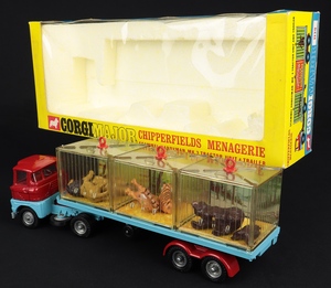 Corgi toys 1139 chipperfields menagerie kk546 back