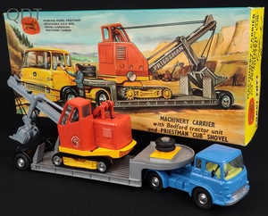 Corgi toys gift set 27 machinery carrier priestman cub shovel kk548 front