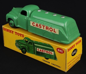 Dinky toys 441 tanker castrol kk566 back