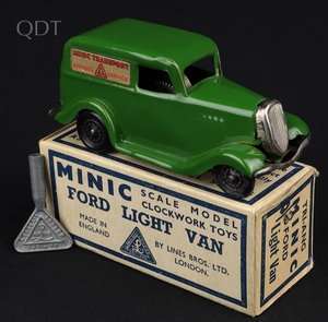 Tri ang minic ford light van kk568 front