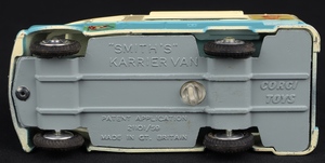 Corgi toys 428 smith's mister softee ice cream van kk604 base