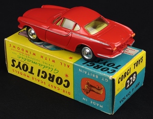 Corgi toys 228 volvo p1800 kk615 back