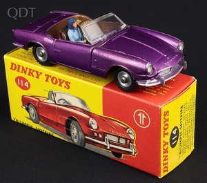 Dinky toys 114 1 triumph spitfire kk625 front
