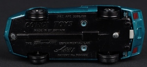 Corgi toys 347 chevrolet astro 1 experimental car kk658 base