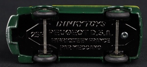 French dinky toys 25bv peugeot van postes kk677 base