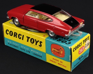Corgi toys 263 marlin rambler sports fastback kk693 back