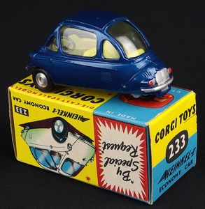 Corgi toys 233 heinkel economy car kk695 back