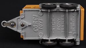 Corgi toys 102 rice's pony trailer kk708 base