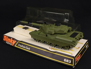 Dinky toys 683 chieftain tank kk729 back