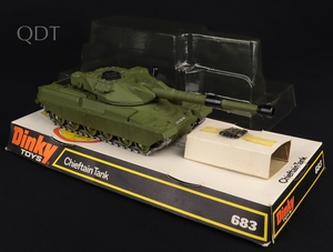 Dinky toys 683 chieftain tank kk729 front