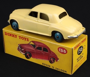 Dinky toys 156 rover 75 saloon kk734 back