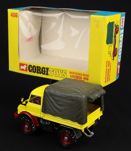 Corgi toys 406 unimog 406 kk741 back