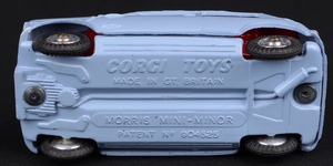 Corgi toys 226 morris mini minor kk747 base