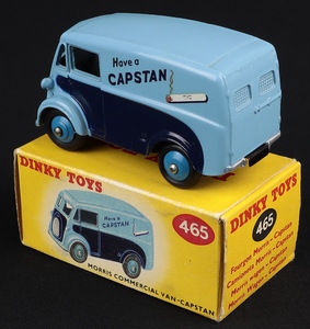Dinky toys 465 morris commercial van capstan kk766 back