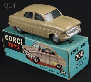 Corgi toys 200 ford consul saloon kk778 front