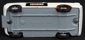 Corgi toys 506 police panda imp kk783 base