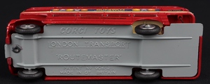 Corgi toys 468 london transport routemaster bus kk785 base