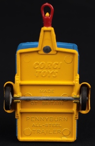 Corgi toys 109 pennyburn workmen's trailer kk793 base