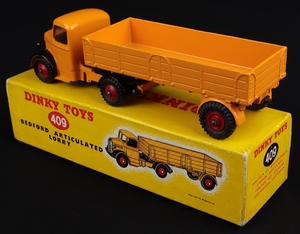 Dinky toys 409 bedford articulated lorry kk801 back