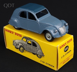 French dinky toys 535 2 cv citroen kk819 front