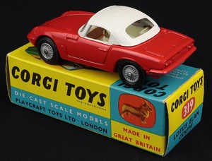 Corgi toys 319 lotus elan coupe kk830 back