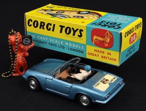 Corgi toys 318 lotus elan s2 kk836 back