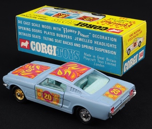 Corgi toys 348 ford mustang flower power stock racing car kk841 back