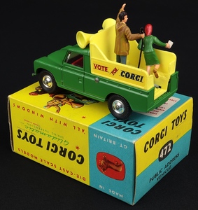 Corgi toys 472 public address vehicle kk846 back