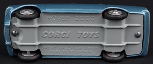 Corgi toys 252 rover 2000 kk850 base