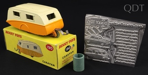 Dinky toys 190 caravan dinky printing plate kk880 front