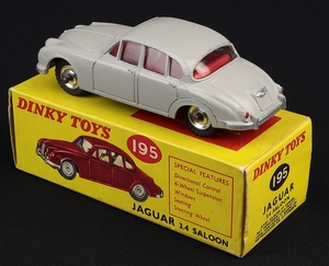 Dinky toys 195 jaguar 3.4 saloon kk887 back
