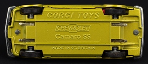 Corgi toys 338 chevrolet ss350 camaro kk819 base