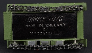 Dinky toys 152a light tank kk919 base