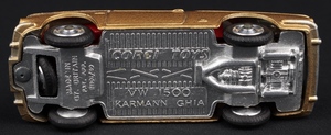 Corgi toys 239 volkswagen karmann ghia kk930 base