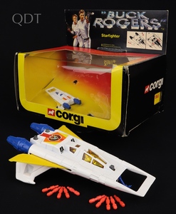 Corgi 1363 buck rogers starfighter 'little & large set' kk938 front