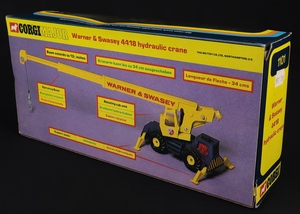 Corgi major 1101 warner swasey hydraulic crane kk939 back