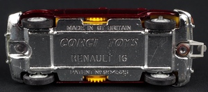 Corgi toys 260 renault 16 kk940 base