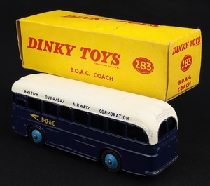 Dinky toys 283 boac coach kk953 back