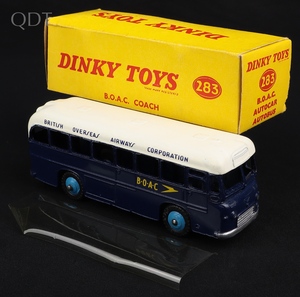 Dinky toys 283 boac coach kk953 front
