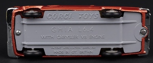 Corgi toys 241 ghia kk974 base