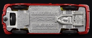 Corgi toys 239 volkswagen 1500 karmann ghia kk979 base