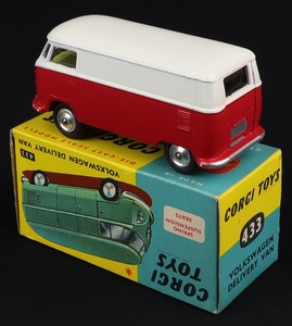 Corgi toys 433 vw delivery van kk984 back