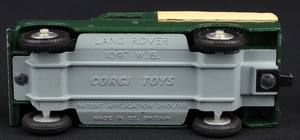 Corgi toys 438 landrover kk985 base