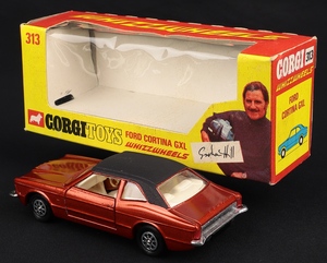 Corgi toys 313 ford cortina gxl graham hill kk989 back