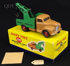 Dinky toys 430 breakdown lorry commer kk993 front