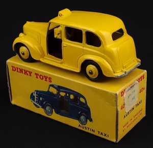 Dinky toys 40g 254 austin taxi kk996 back