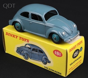 Dinky toys 181 volkswagen kk997 front