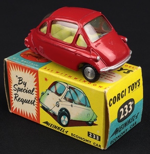 Corgi toys 233 heinkel economy car ll8 front