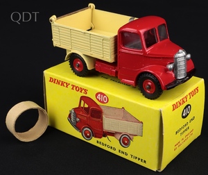 Dinky toys 410 bedford end tipper ll29 front